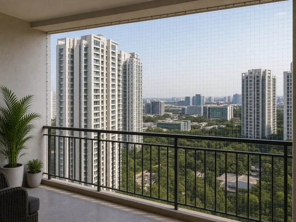 Safety nets and invisible grills in Hyderabad